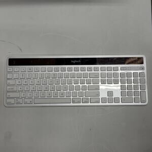 Logitech K750 Wireless Solar Keyboard With Unifying Receiver Dongle White